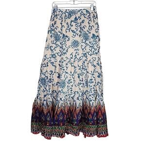 Free People Sunrise Voile Ombre Skirt